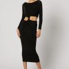 Women Winona Party | Winona Ithaca Knot Dress-Black