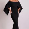 Women Pasduchas Wedding Guest | Pasduchas Composure Gown-Black