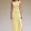 Women Suboo Engagement | Suboo Quin Sleeveless Cut Out Midi Dress-Lemon