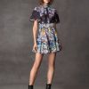 Women Leo Lin Wedding Guest | Leo & Lin Flower Garden Short Dress-Print