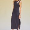 Women Suboo Engagement | Suboo Quin Sleeveless Cut Out Midi Dress-Black