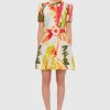 Women Leo Lin Wedding Guest | Leo & Lin Bronte Mini Dress-Rainforest Print