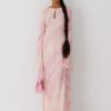 Women Dress Hire AU Wedding Guest | The Wolf Gang Ames Maxi Dress-Blush