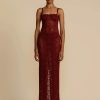 Women Arcina Ori Wedding Guest | Arcina Ori Margot Dress-Wine