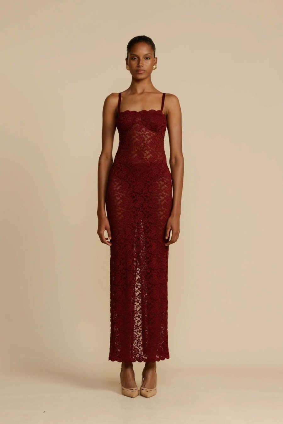 Women Arcina Ori Wedding Guest | Arcina Ori Margot Dress-Wine