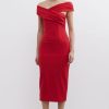 Women Pasduchas Wedding Guest | Pasduchas Feliz Midi Dress-Cranberry