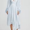 Women Acler Wedding Guest | Acler Palms Pleat Dress-Sky Blue