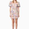 Women Elliatt Wedding Guest | Elliatt Anthea 3D Lace Mini Dress-Multi