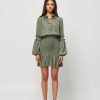 Women Elliatt Wedding Guest | Elliatt Deity Dress-Olive