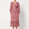 Women Elliatt Wedding Guest | Elliatt Raya Dress-Burgundy