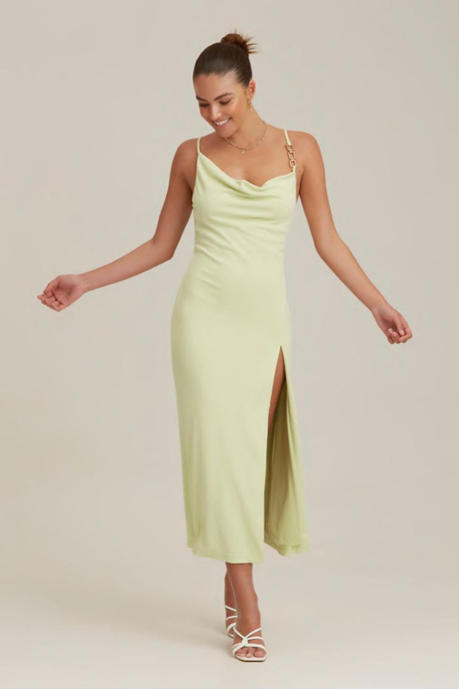 Women Finders Keepers Party | Finders Keepers Lena Maxi Dress-Citron