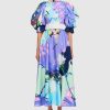 Women Leo Lin Race Day | Leo & Lin Illusory Cotton Dress-Phantom