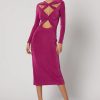 Women Winona Party | Winona Ithaca Cut Out Dress-Fuchsia