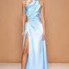 Women Sonya Wedding Guest | Sonya Alia Maxi Dress-Azzurro Pearla