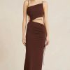 Women Bec & Bridge Wedding Guest | Bec & Bridge Dilkon Maxi Dress-Chocolate