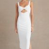 Women Bec & Bridge Pregnancy Friendly | Bec & Bridge Joelle Midi Dress-Ivory