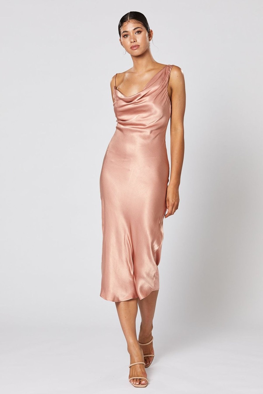 Women Winona Wedding Guest | Winona Cara Dress-Dusty Pink