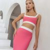 Women Bianca & Bridgett Tops | Bianca & Bridgett Phoebe Crop Top-Pink