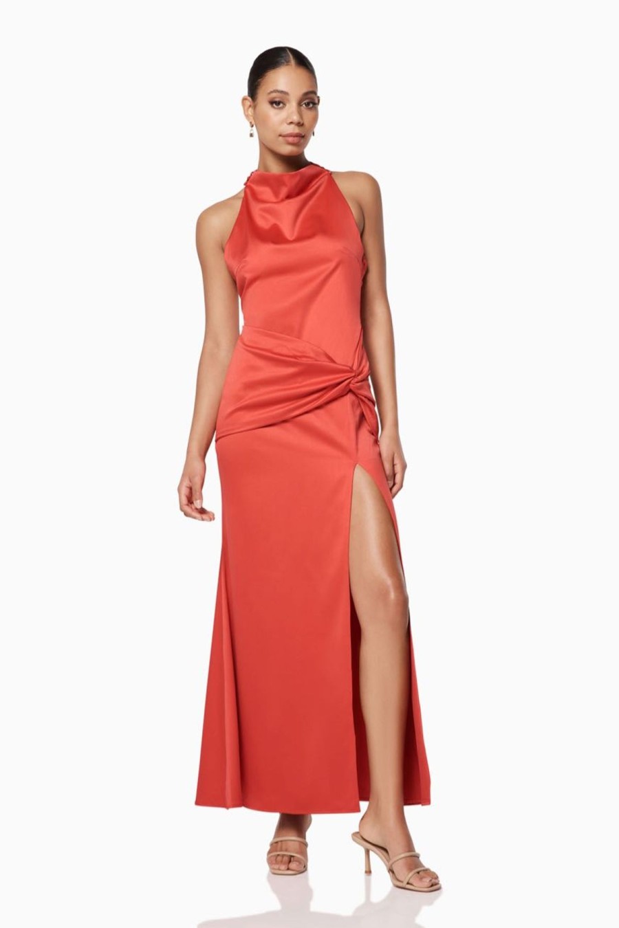 Women Elliatt Wedding Guest | Elliatt Endearment Maxi Dress-Scarlet Red