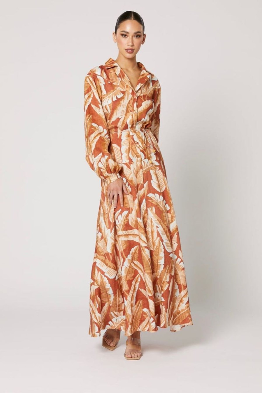 Women Winona Wedding Guest | Winona Tundra Button Up Maxi Dress-Print