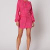 Women Winona Wedding Guest | Winona Cerise Short Dress-Hot Pink