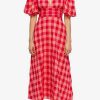 Women Acler Wedding Guest | Acler Hamilton Dress-Cherry Mix