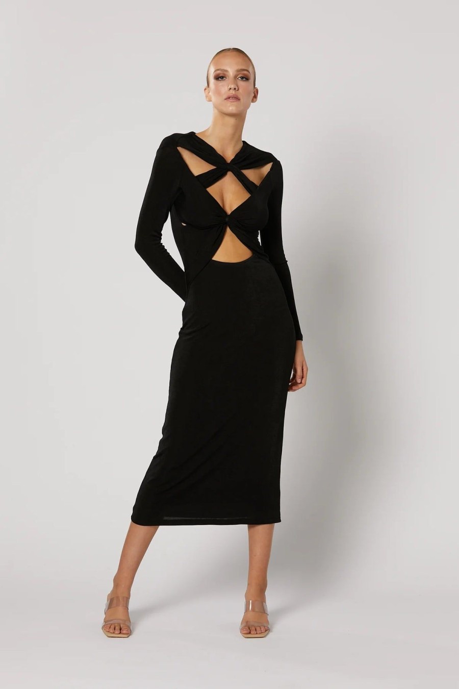 Women Winona Party | Winona Ithaca Cut Out Dress-Black