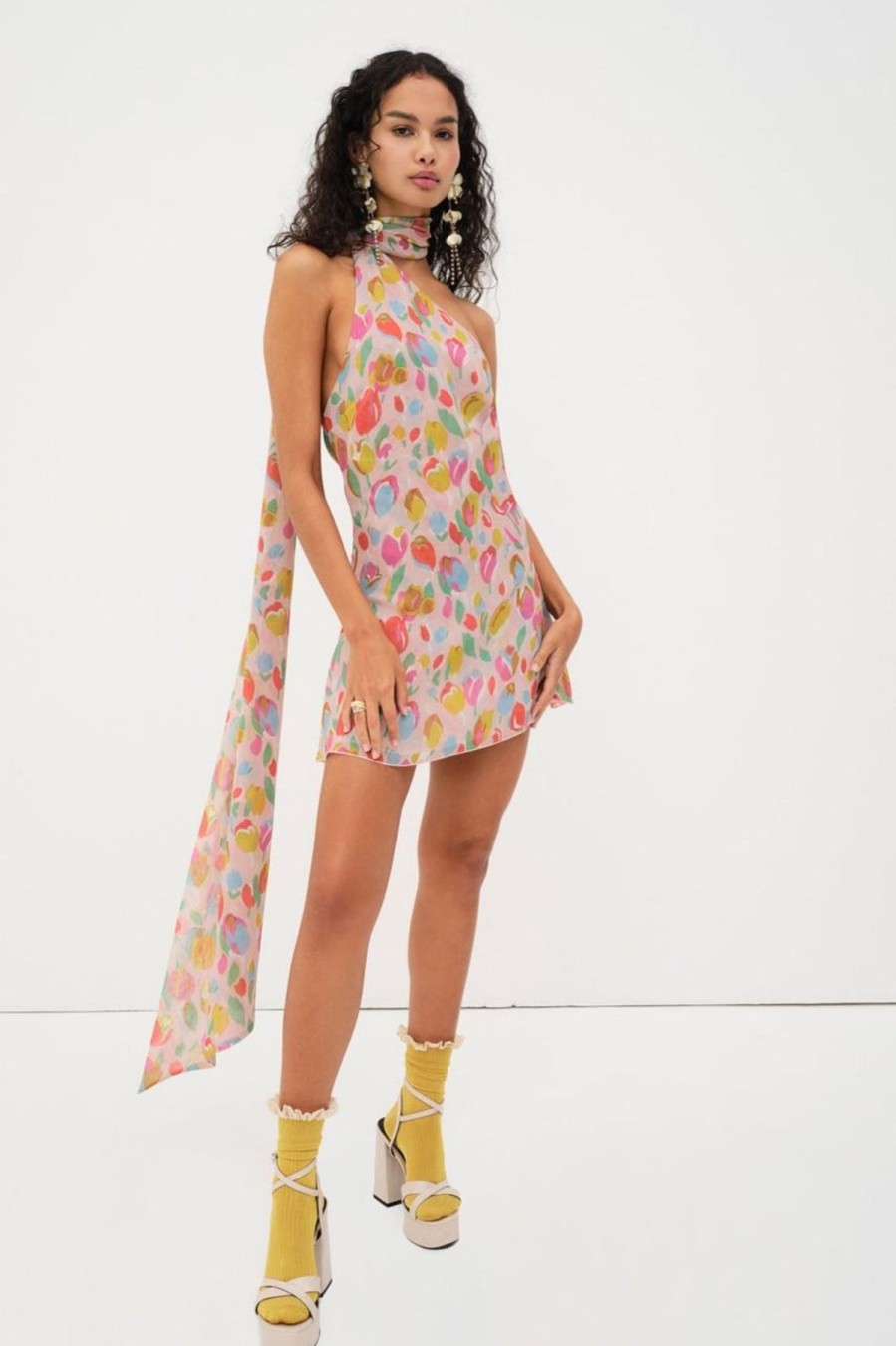 Women For Love & Lemons Party | For Love & Lemons Audrey Dress-Multi