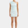 Women Dress Hire AU Wedding Guest | Sir The Label Azul Gathered Mini Dress-Ice Blue