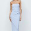 Women Bec & Bridge Wedding Guest | Bec & Bridge Karina Strapless Midi Dress-Powder Blue