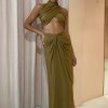 Women Dress Hire AU Sets | Significant Other Liana Skirt-Dark Gold