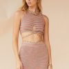 Women Suboo Sets | Suboo Carla Crop Tie Top-Space Dyed