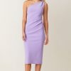 Women Bec & Bridge Wedding Guest | Bec & Bridge Gemma Asym Midi Dress-Violet