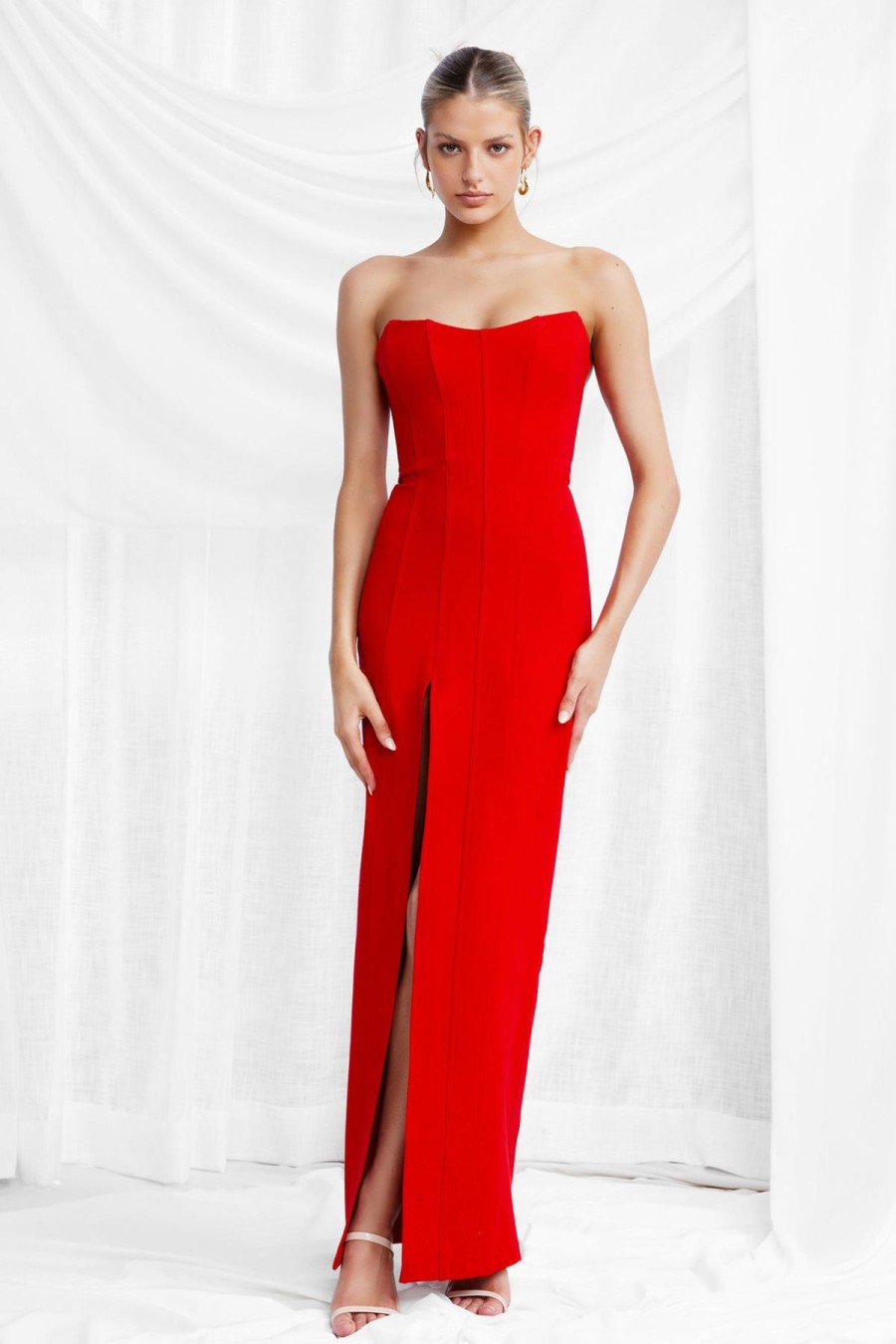 Women Lexi Formal | Lexi Leyla Dress-Red