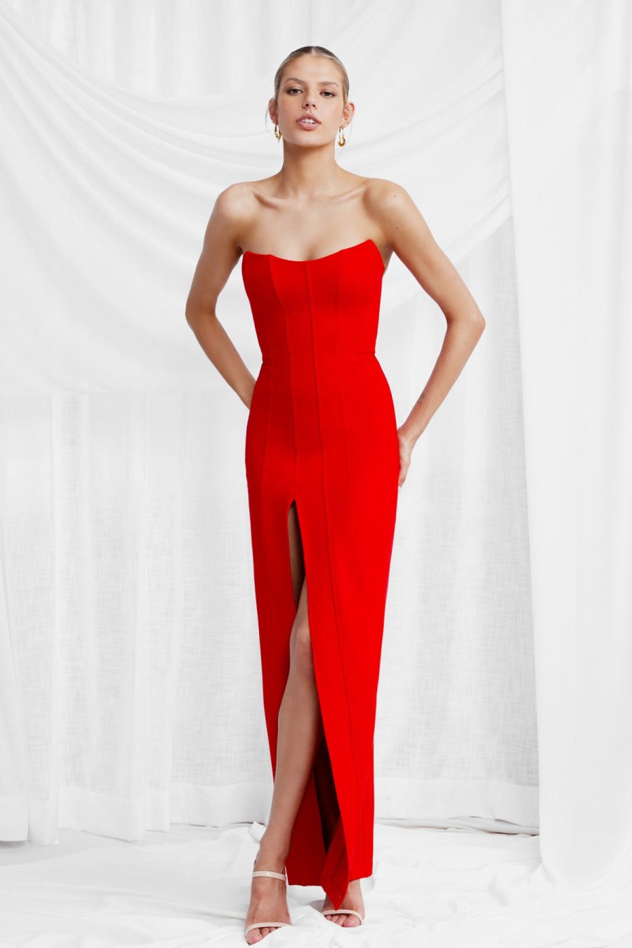 Women Lexi Formal | Lexi Leyla Dress-Red