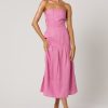 Women Winona Wedding Guest | Winona Olinda Midi Dress-Mulberry