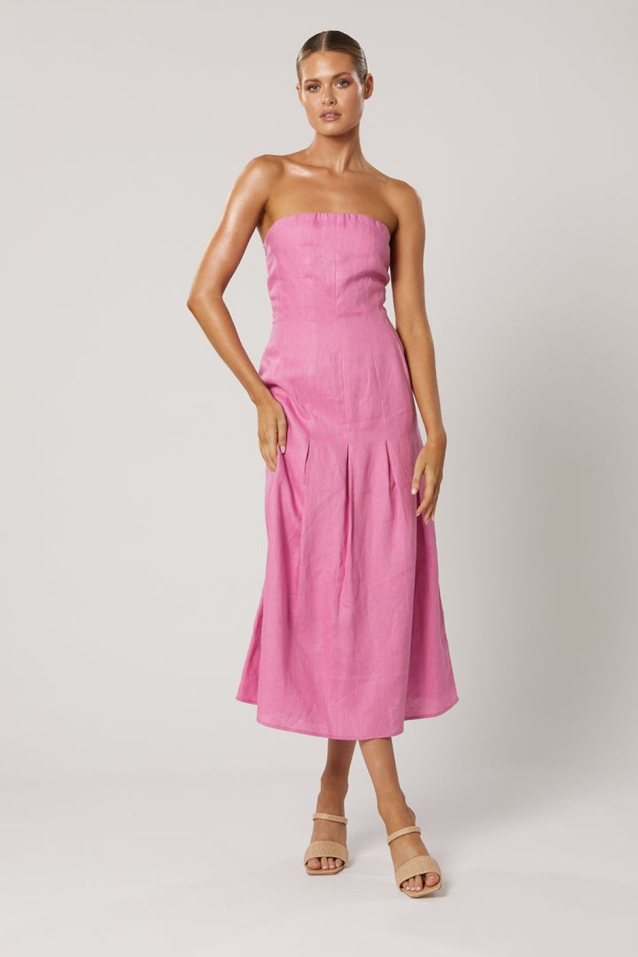 Women Winona Wedding Guest | Winona Olinda Midi Dress-Mulberry