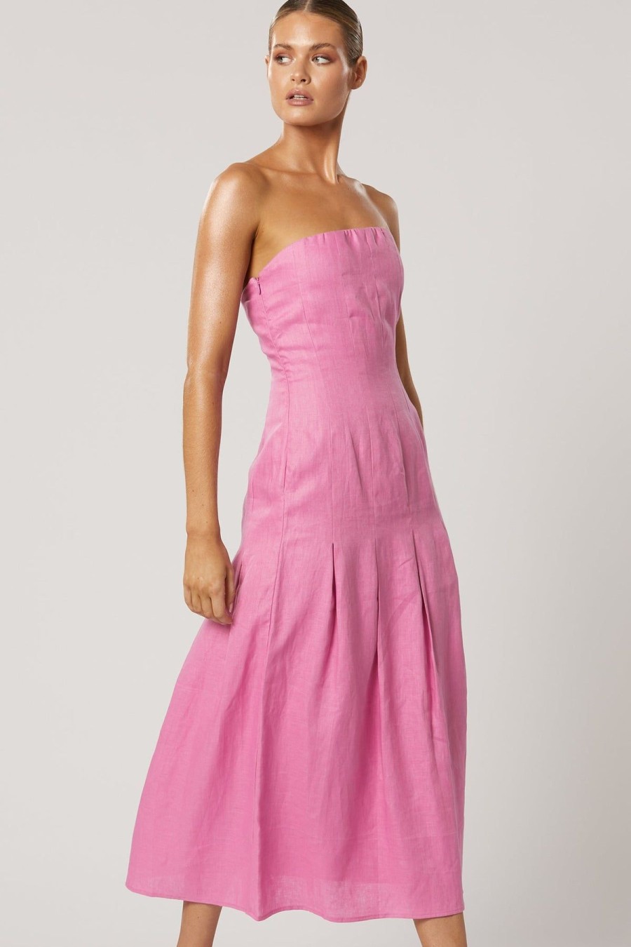 Women Winona Wedding Guest | Winona Olinda Midi Dress-Mulberry