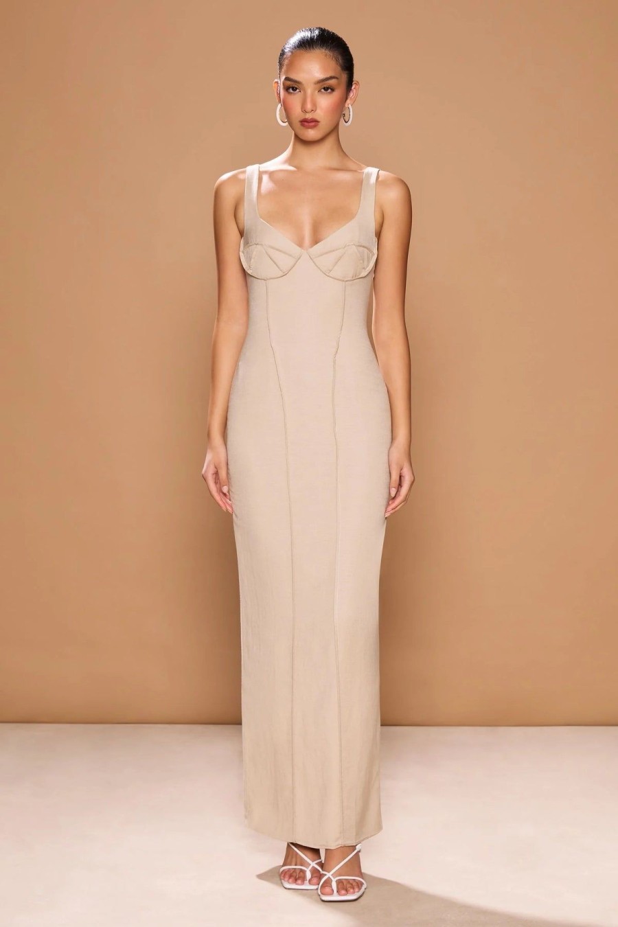 Women Sonya Wedding Guest | Sonya Amar Dress-Natural Beige