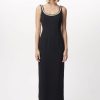 Women Dress Hire AU Wedding Guest | Nicola Finetti Long Diamond Backless Dress-Black