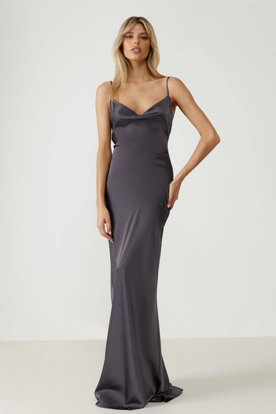 Women Lexi Formal | Lexi Camille Dress-Charcoal