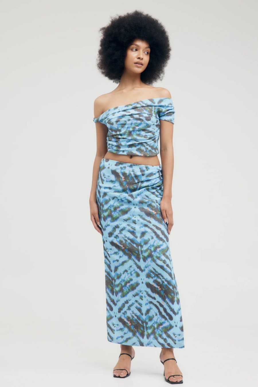 Women Third Form Sets | Third Form Electric Tucked Maxi Skirt-Tie Dye