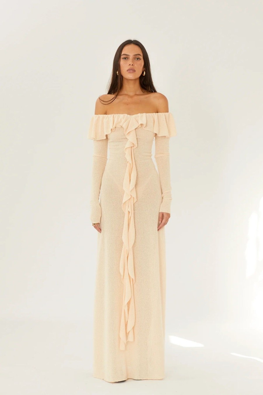 Women Arcina Ori Wedding Guest | Arcina Ori Mila Dress-Butter Cream