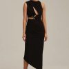 Women C/MEO Collective Wedding Guest | C/Meo Collective Entropy Dress-Black