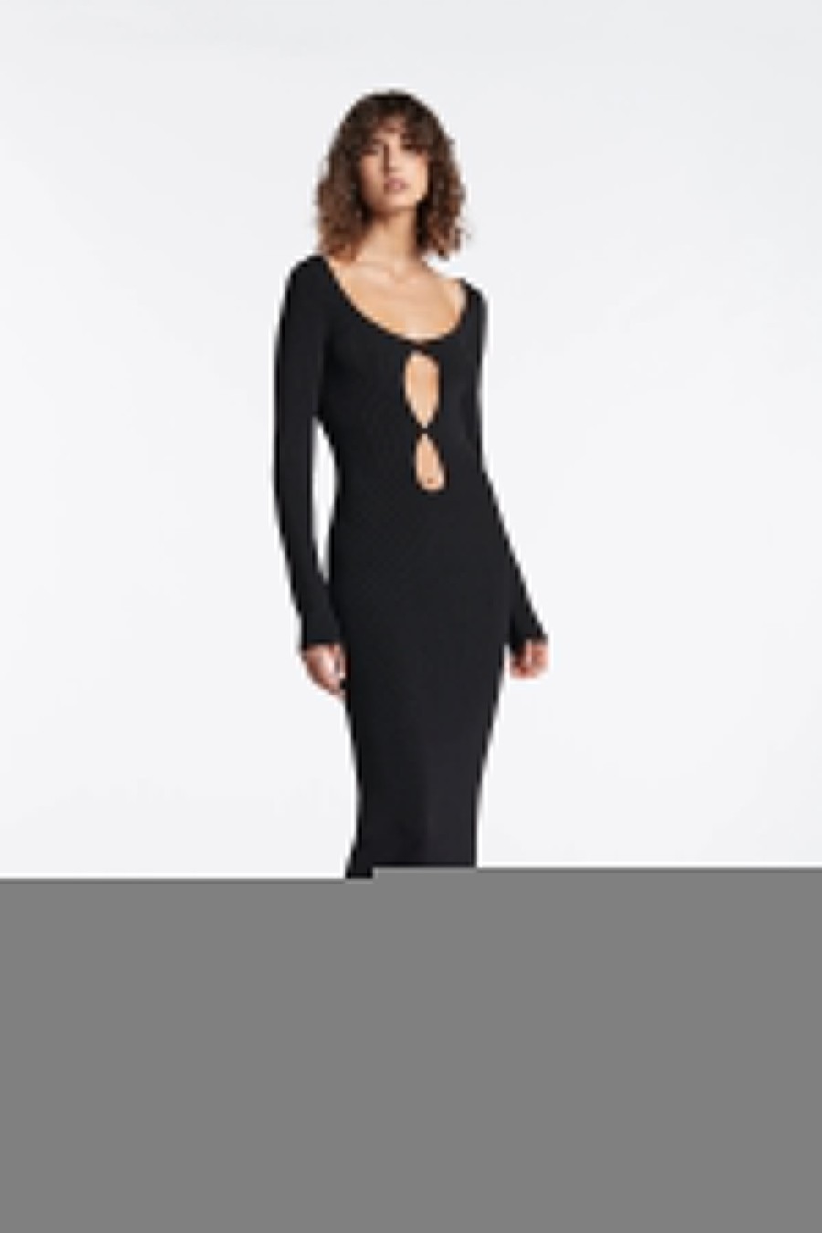 Women Dress Hire AU Wedding Guest | Sir The Label Petit Palace Midi Dress-Black