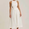 Women Keepsake Party | Keepsake Amalfi Midi Dress-Porcelain