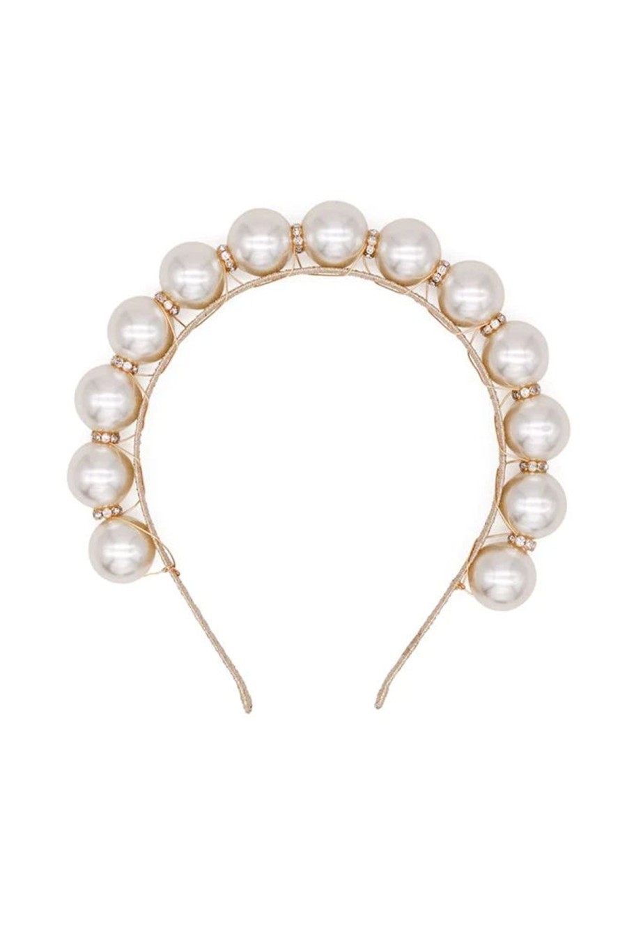 Women Dress Hire AU Headwear | Morgan & Taylor Rhiannon Headpiece-Pearl