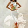 Women Dress Hire AU Sets | Runaway The Label Primrose Maxi Skirt-White