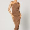 Women Winona Wedding Guest | Winona Valor Midi Dress-Bronze