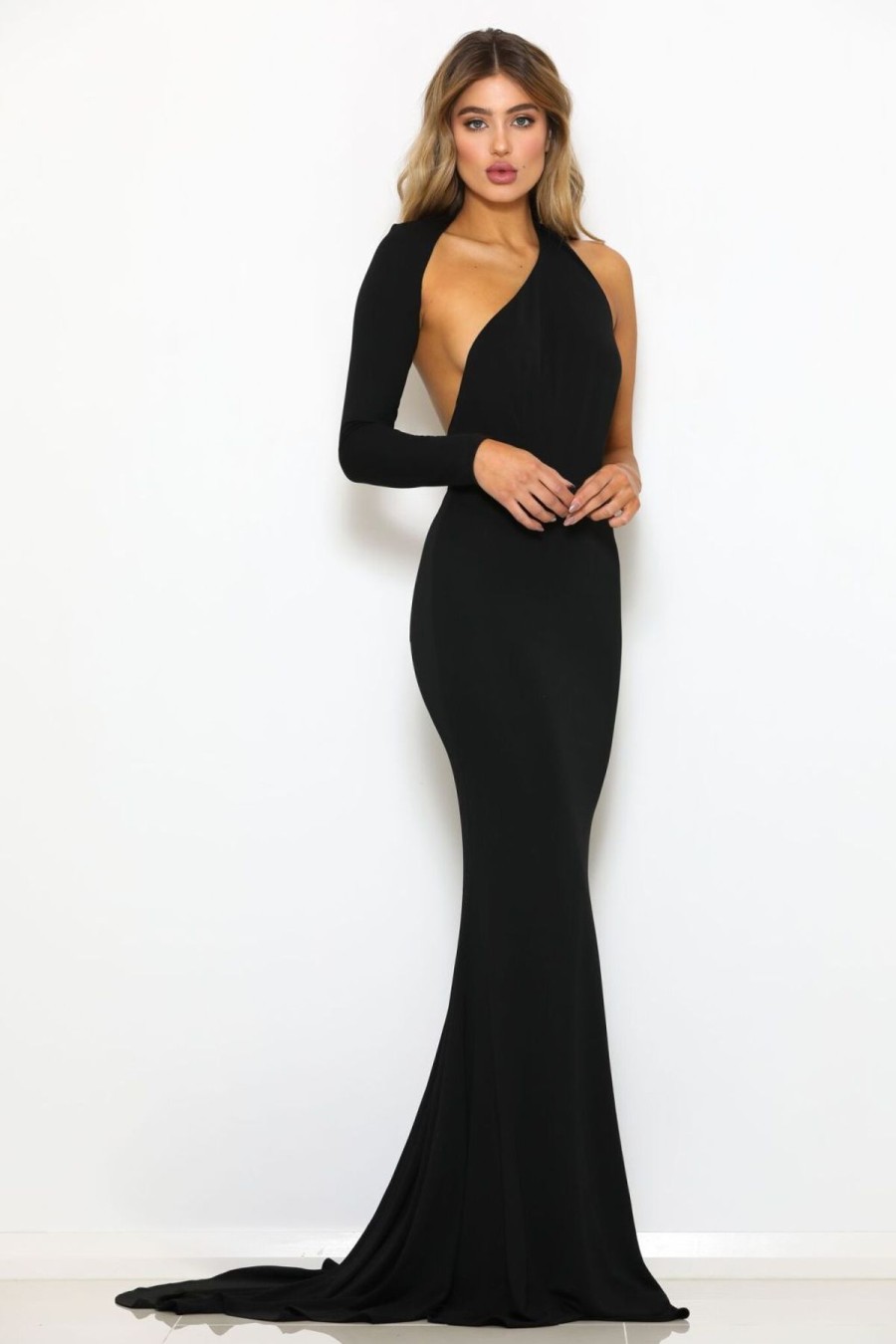 Women Dress Hire AU Pregnancy Friendly | Abyss By Abby 4Th Ave Gown-Black